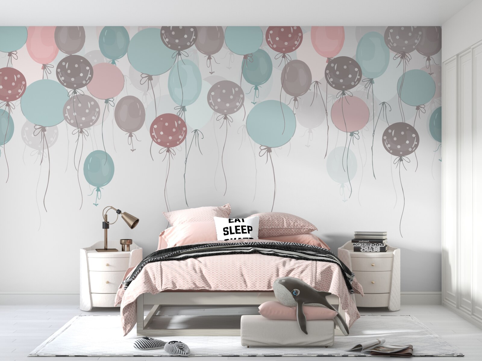 Fototapet o mulțime de baloane