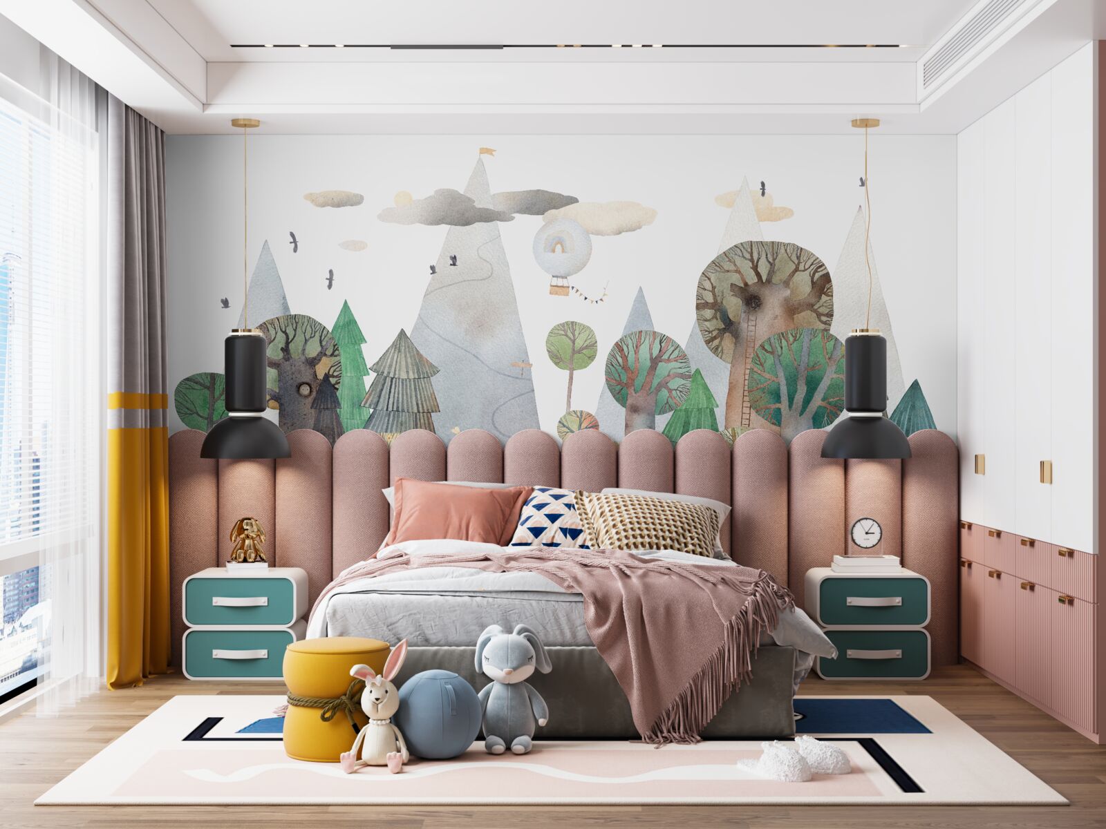 Fototapet pădure magică misterioasă