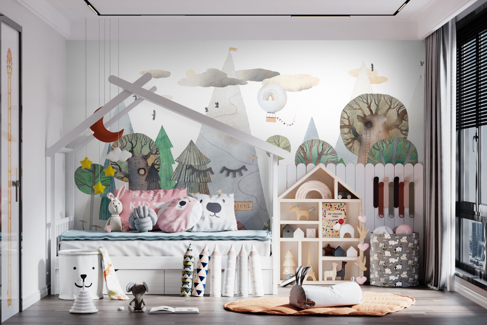 Fototapet pădure magică misterioasă