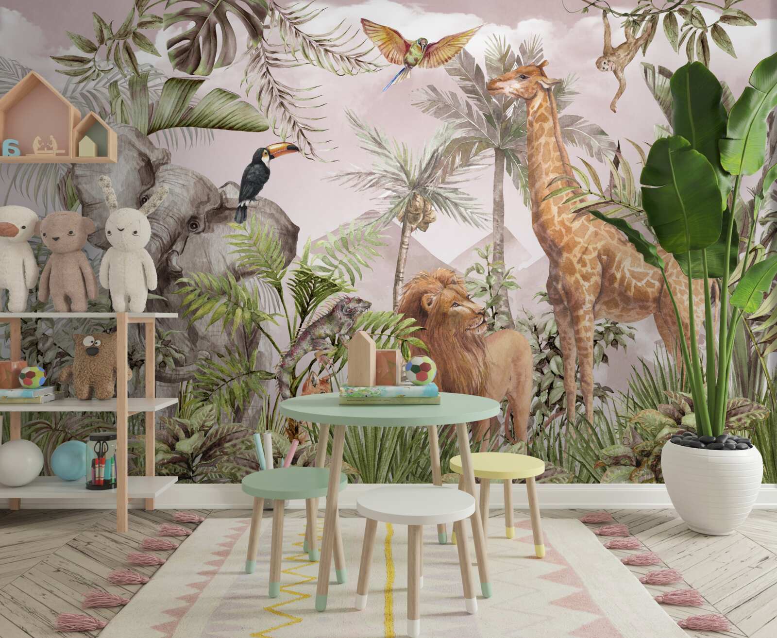 Fototapet locuitorii din regiunile tropicale