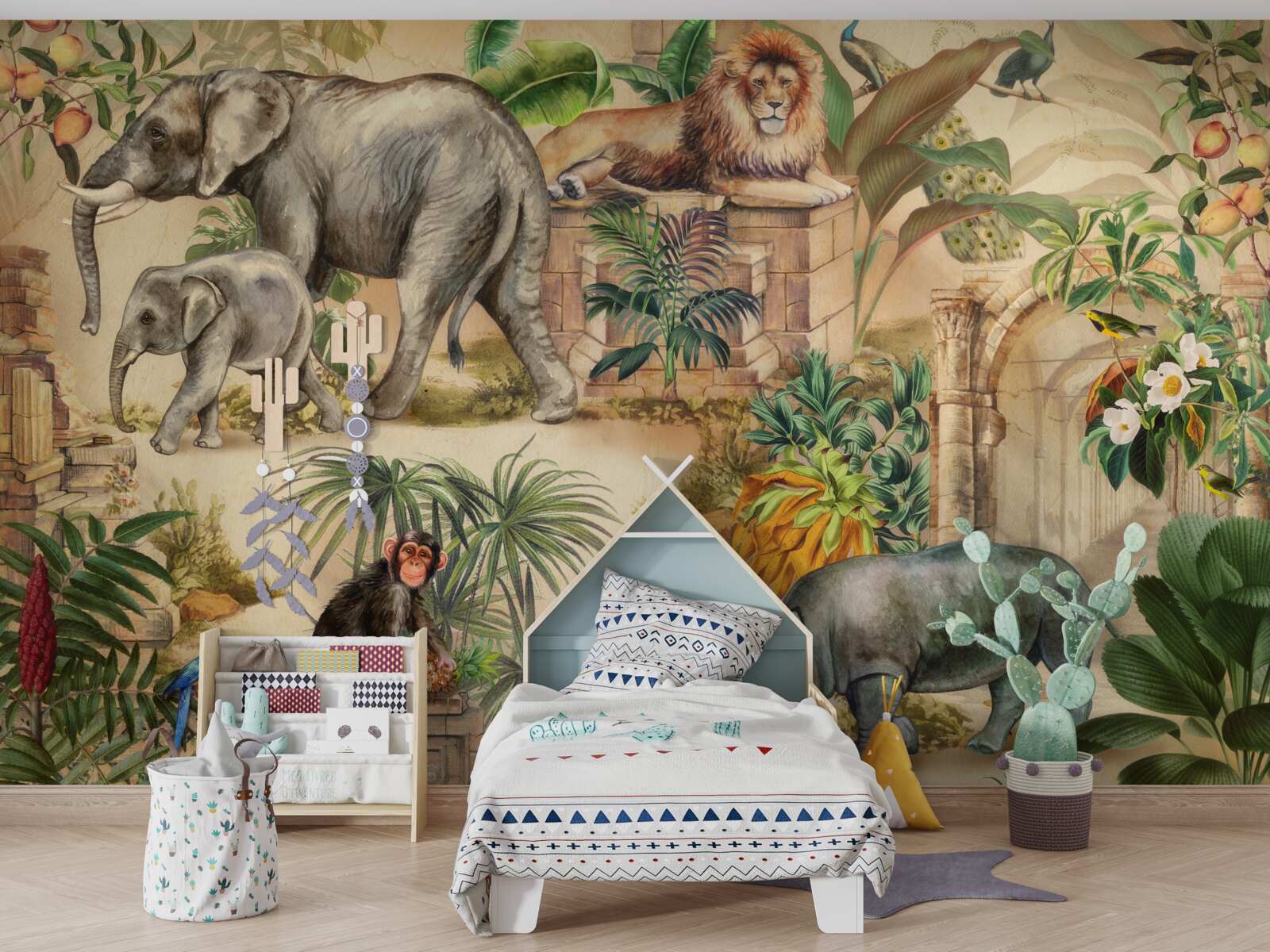 Fototapet principalii locuitori ai tropicelor