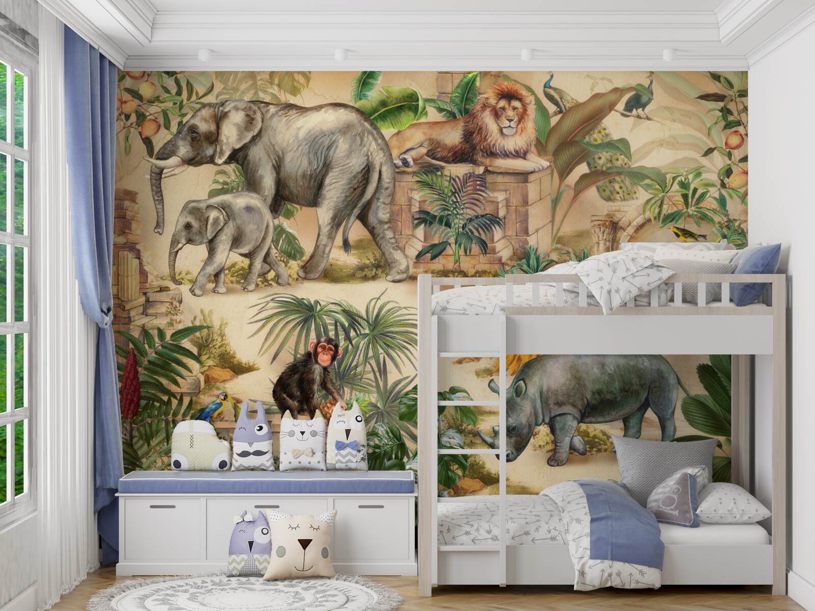 Fototapet principalii locuitori ai tropicelor