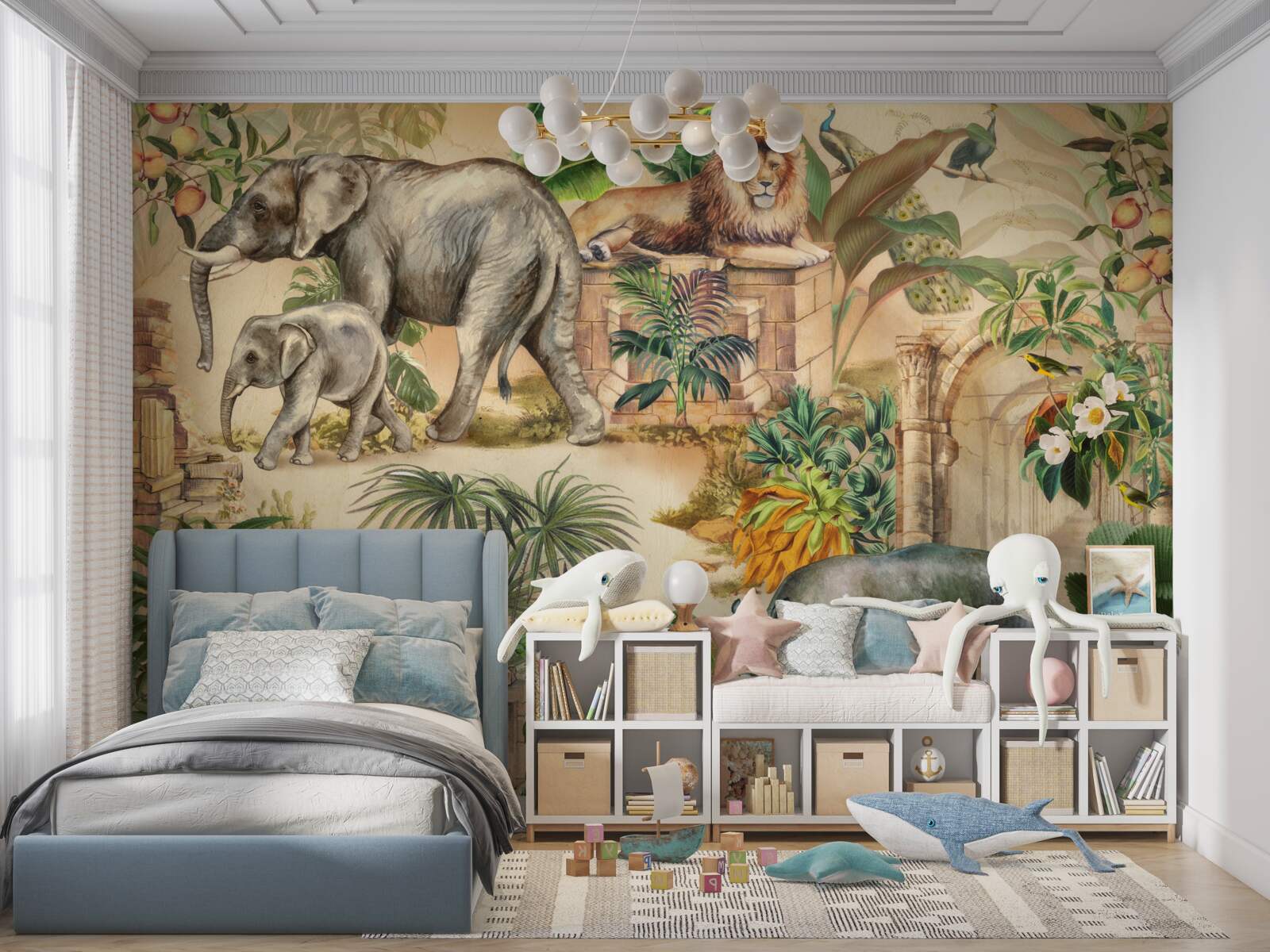 Fototapet principalii locuitori ai tropicelor