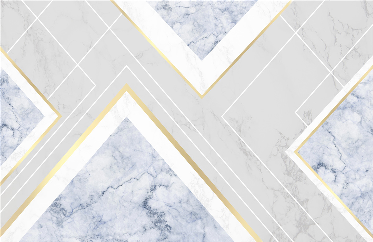 Fototapet modele geometric corecte pe o suprafață de marmură