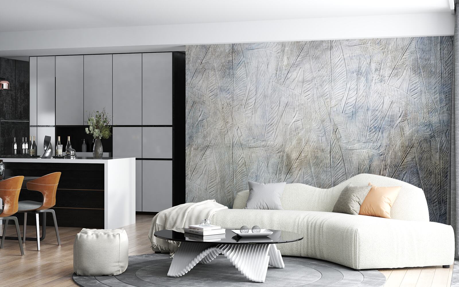 Fototapet zona frunzelor