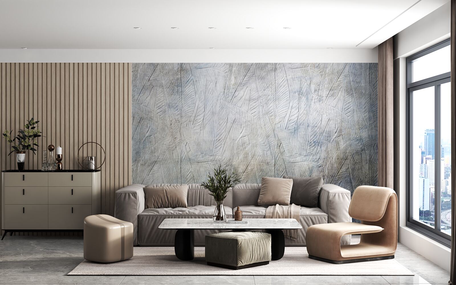 Fototapet zona frunzelor