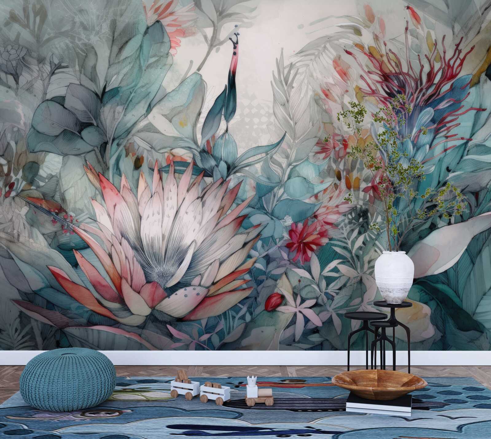 Fototapet plantele din pădurile tropicale