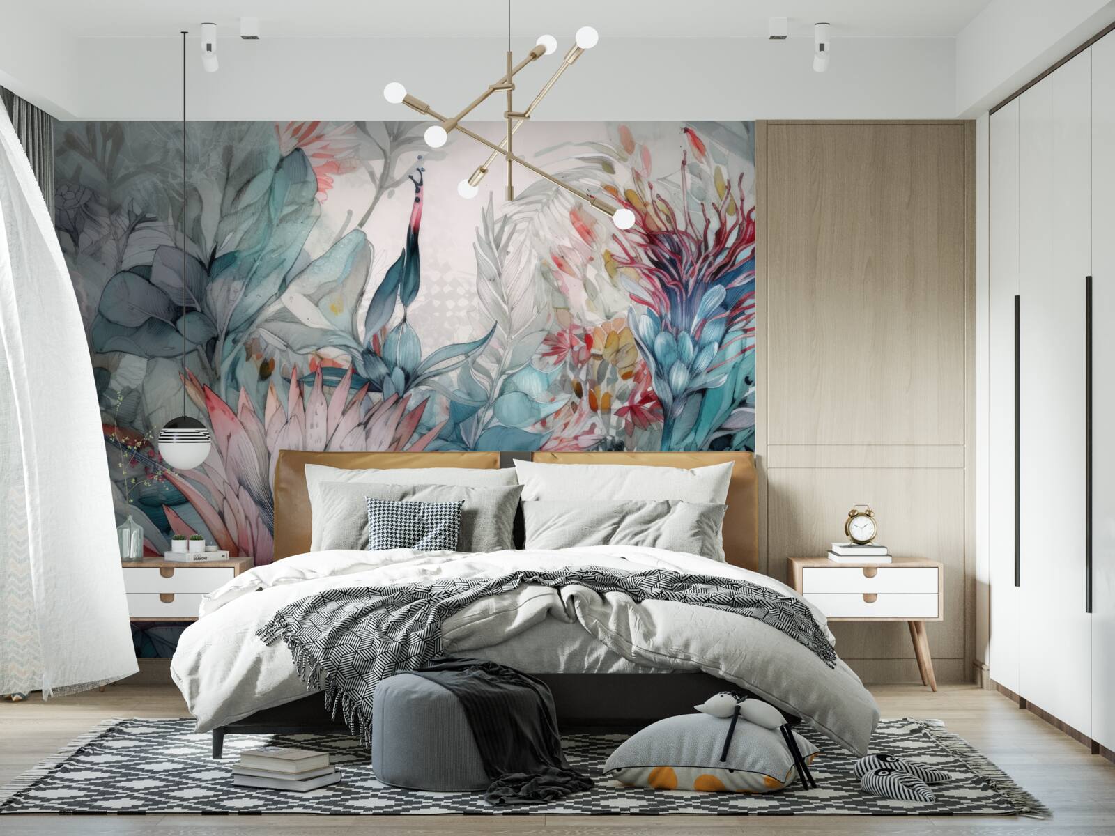 Fototapet plantele din pădurile tropicale