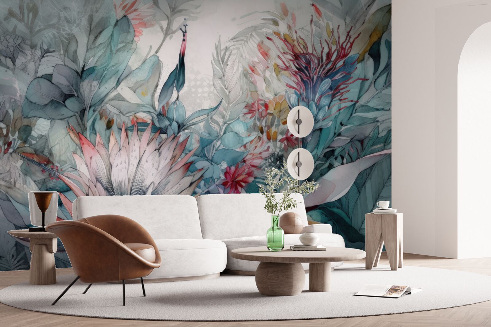 Fototapet plantele din pădurile tropicale