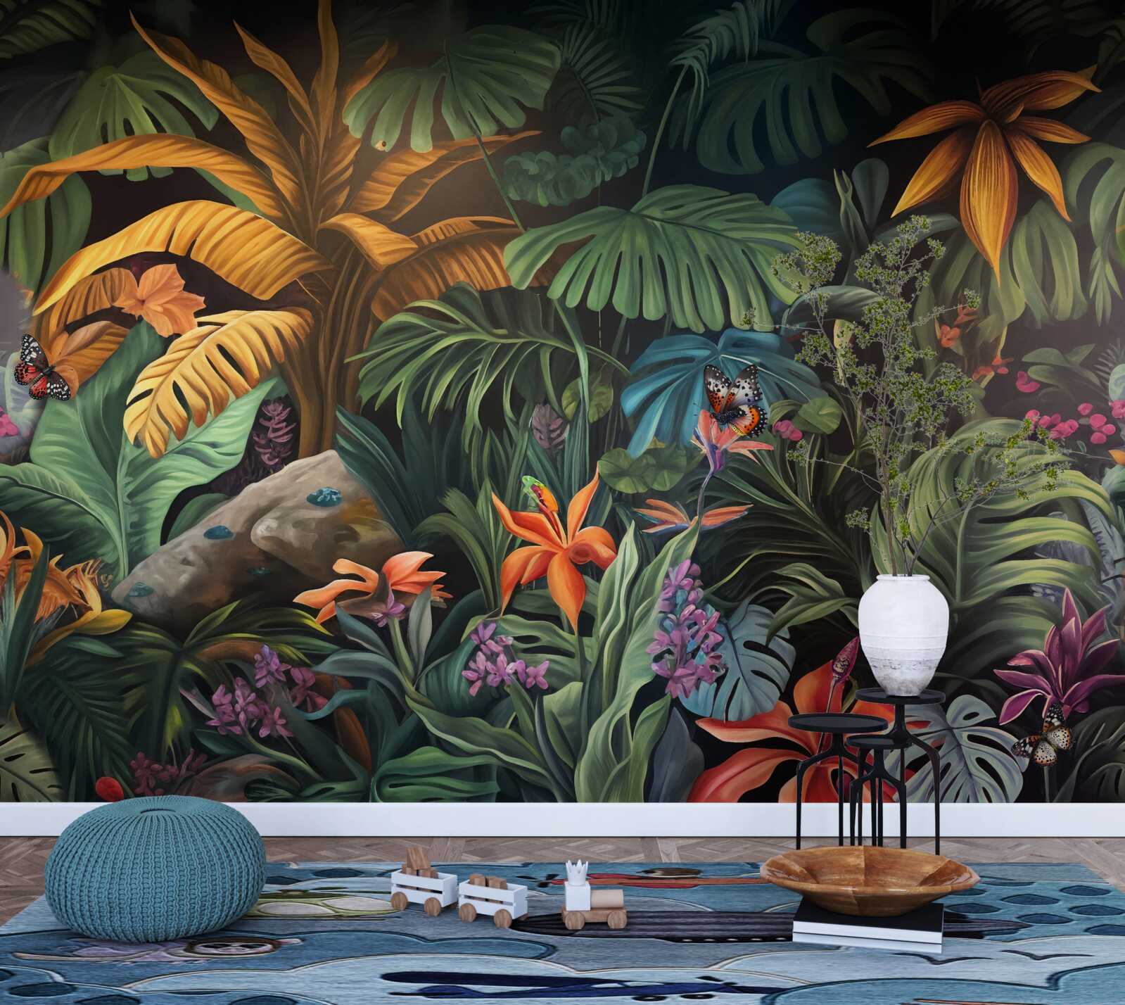 Fototapet verdele dens al pădurilor tropicale