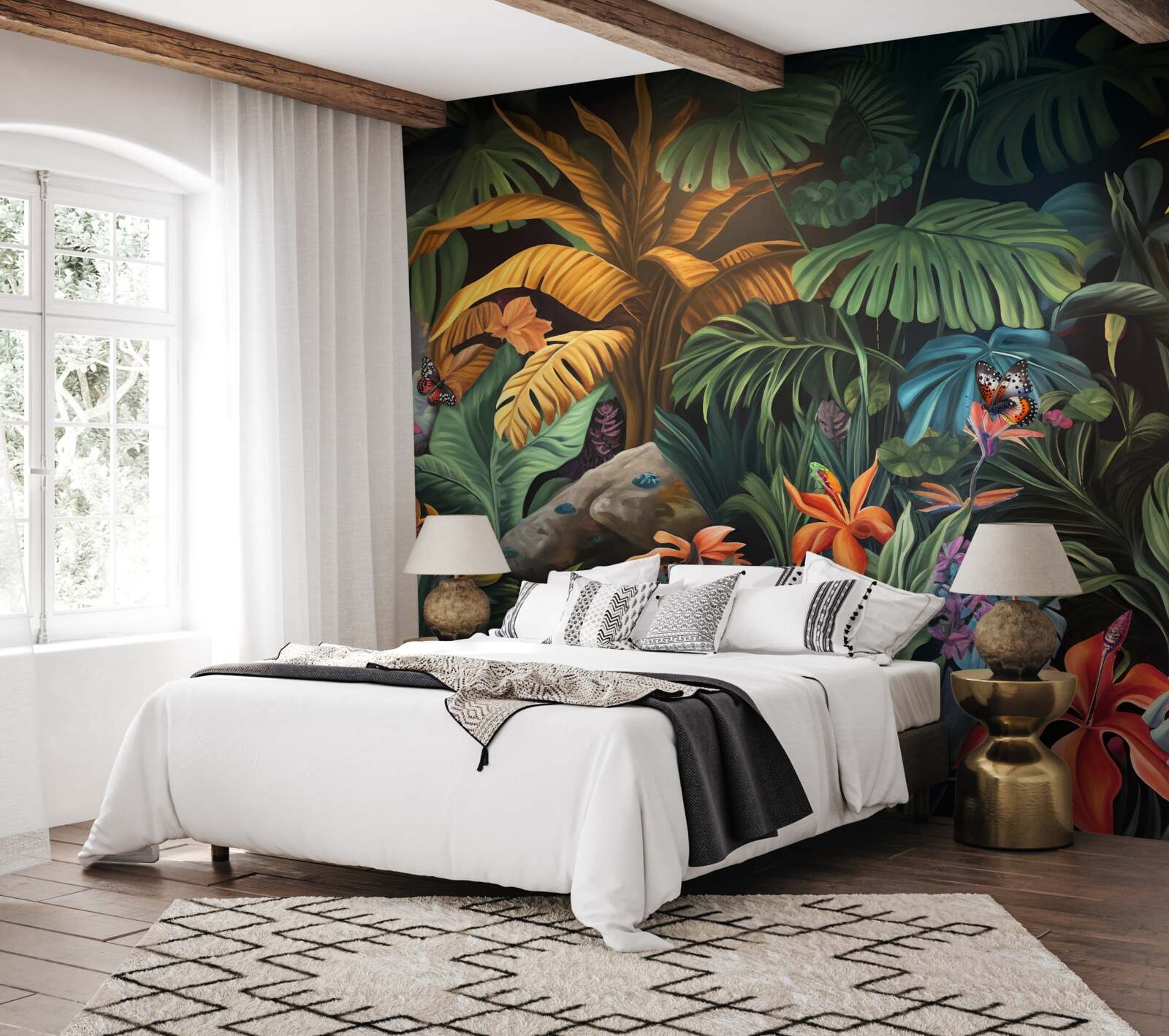 Fototapet verdele dens al pădurilor tropicale