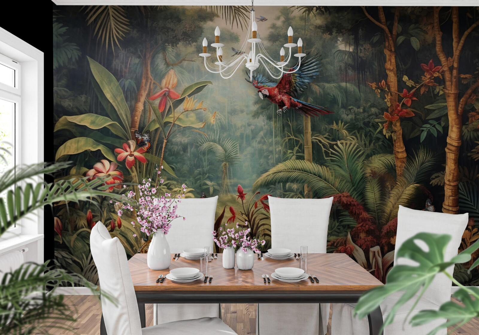 Fototapet locuitorii junglei