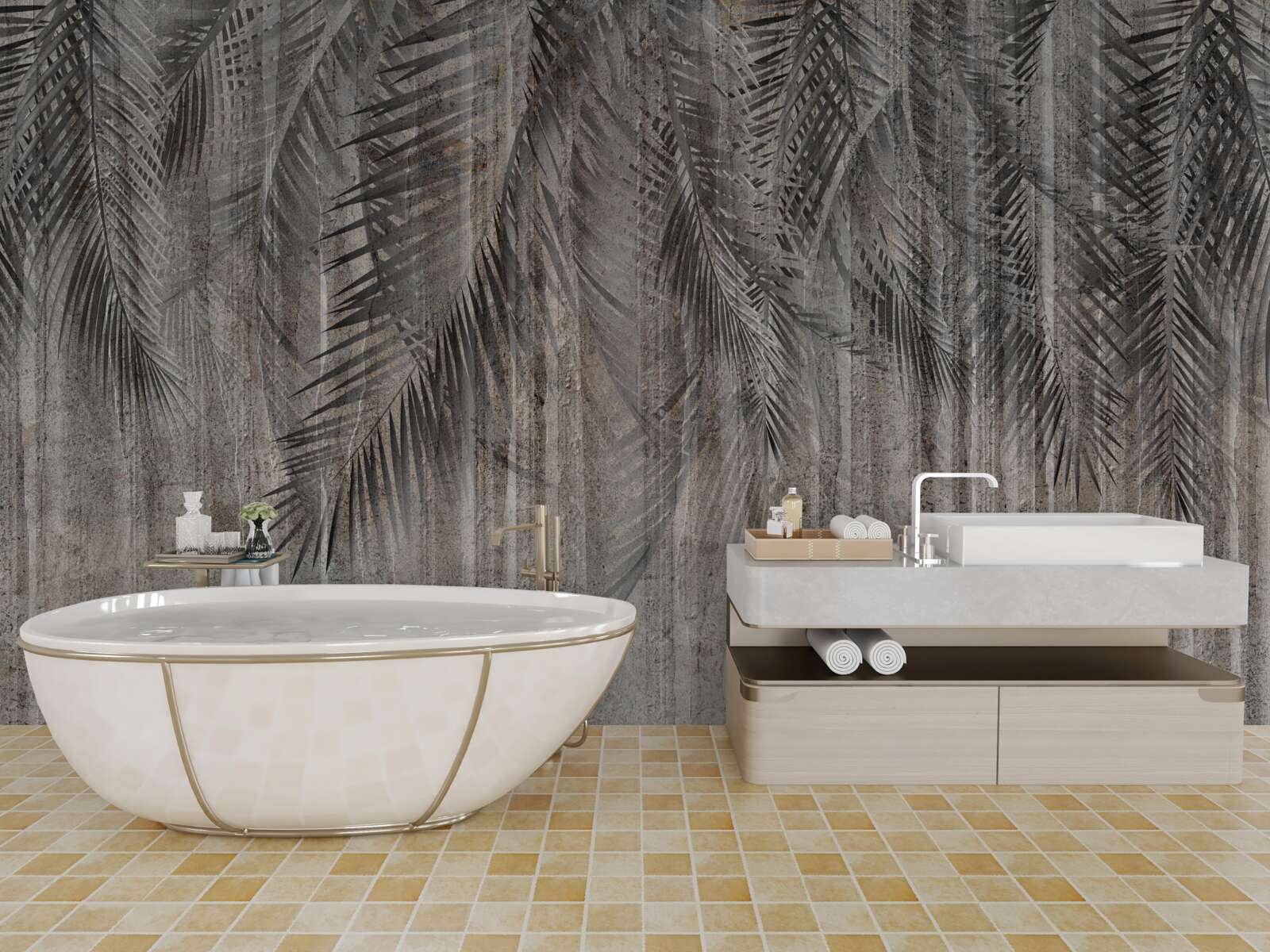 Fototapet frunzele coniferelor cad