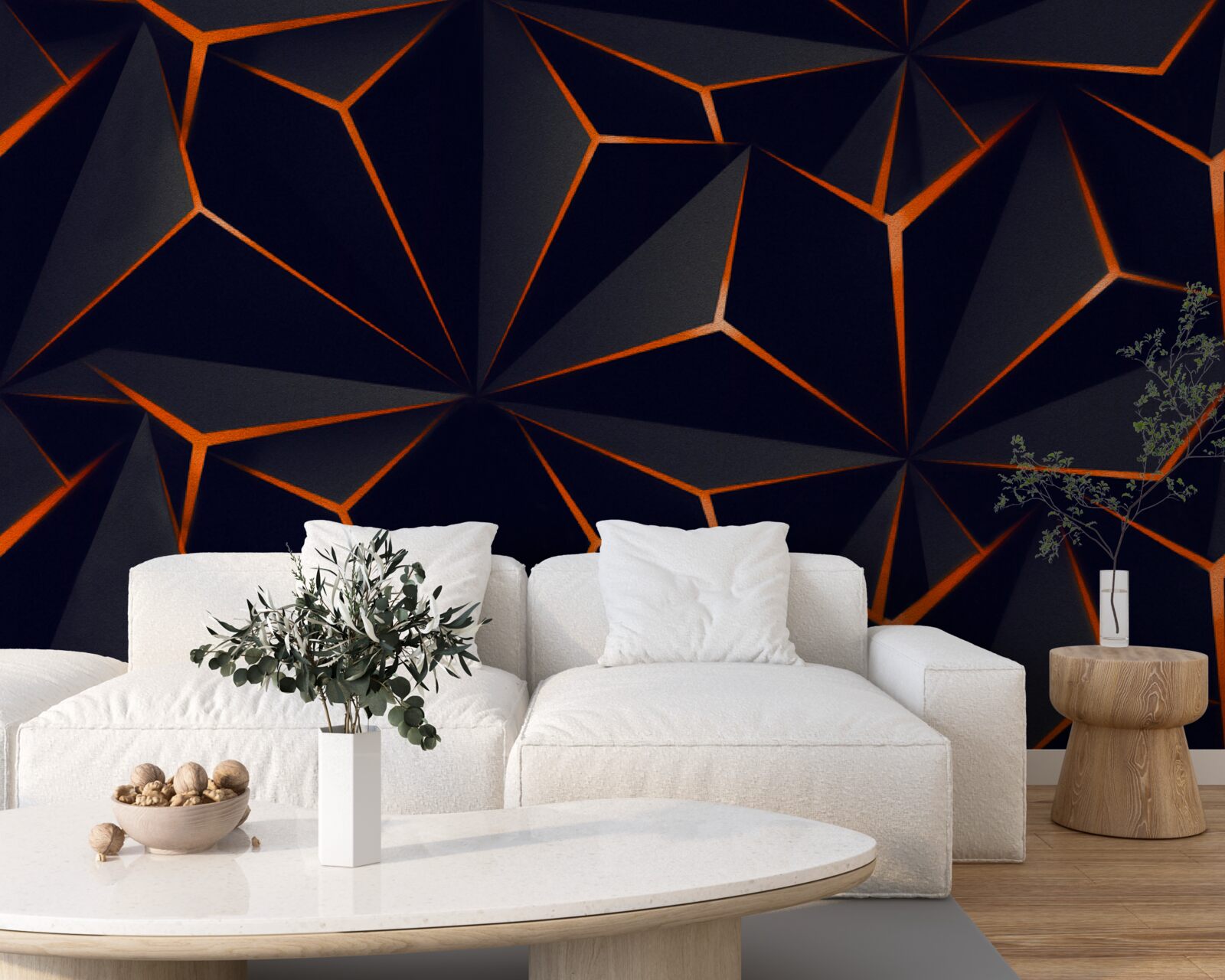 Fototapet piramidele sunt negre cu margini roșii