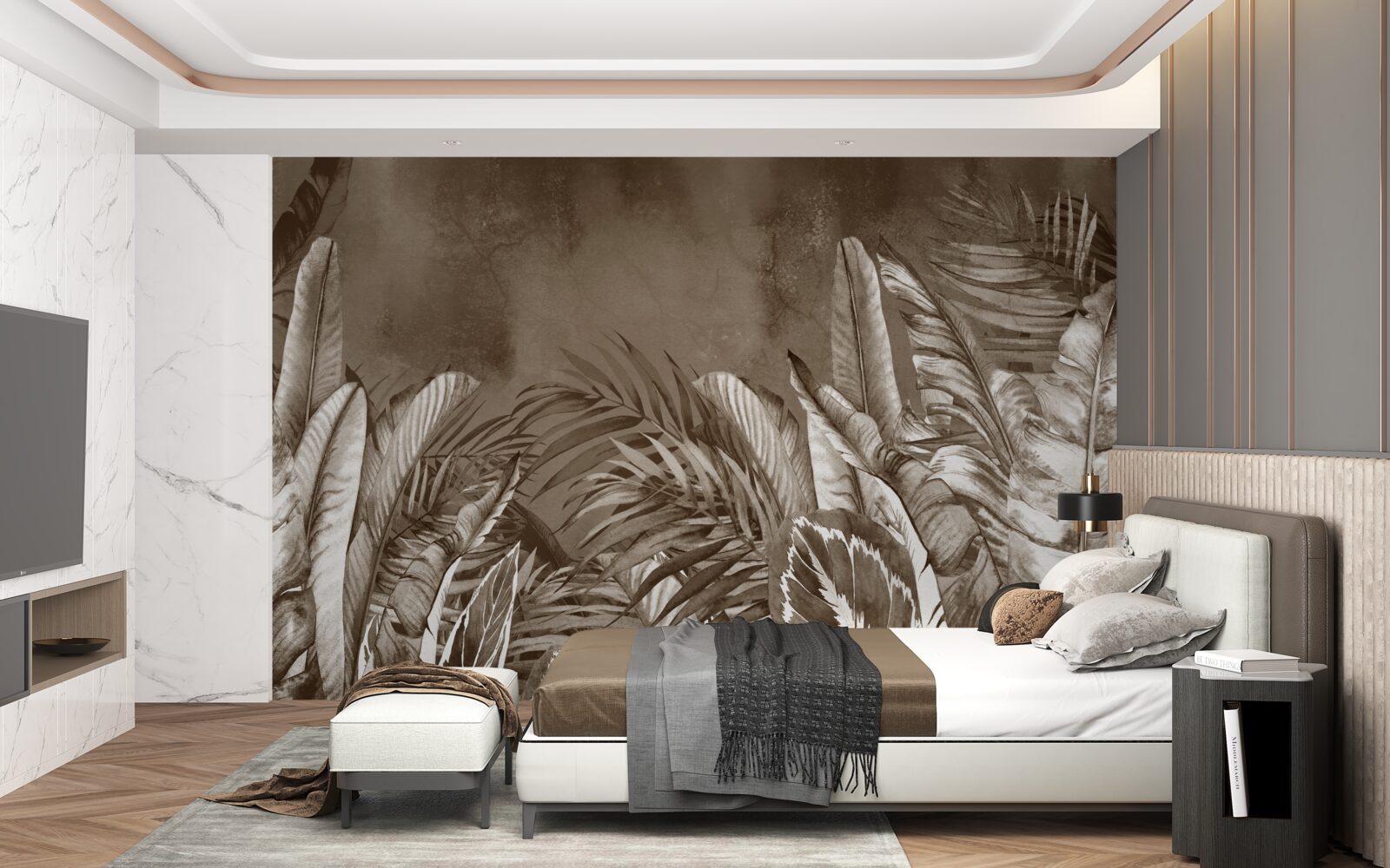 Fototapet pădure tropicală în așteptarea ploii