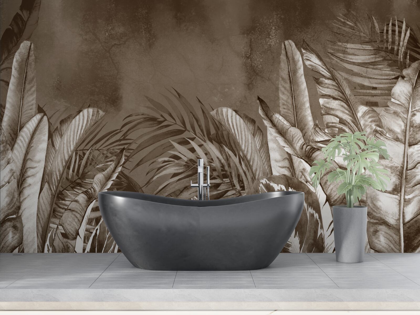 Fototapet pădure tropicală în așteptarea ploii