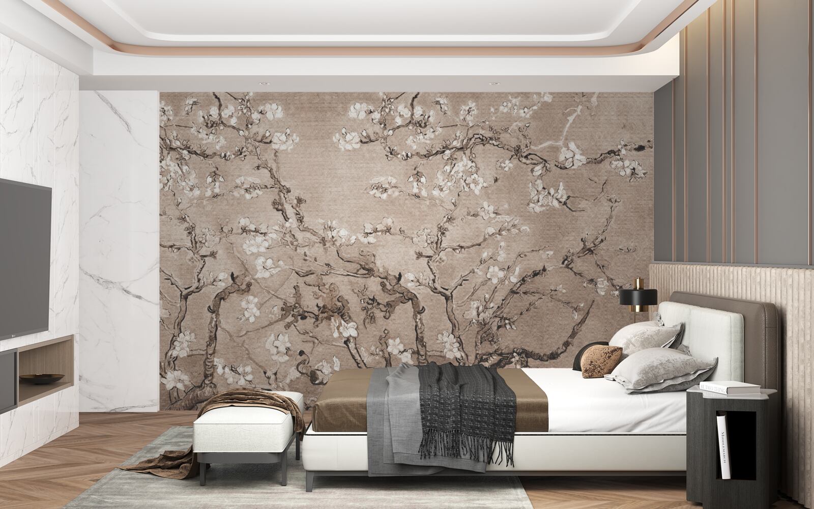 Fototapet Floare de cireș japonez