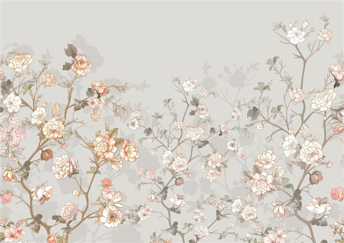 Fototapet sakura în floare