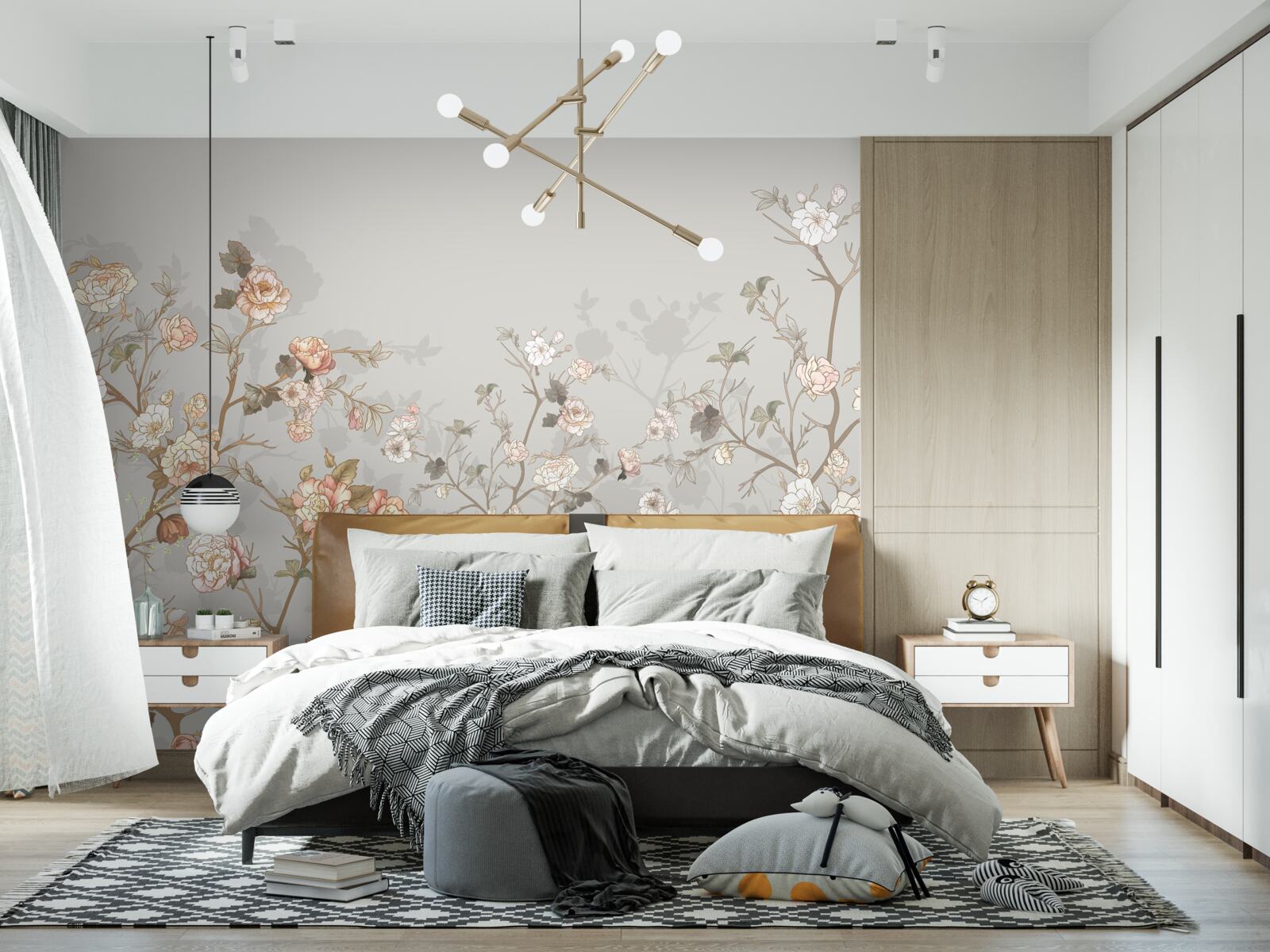 Fototapet sakura în floare