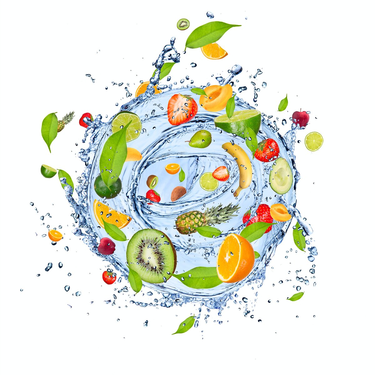 Fototapet amestec de fructe proaspete