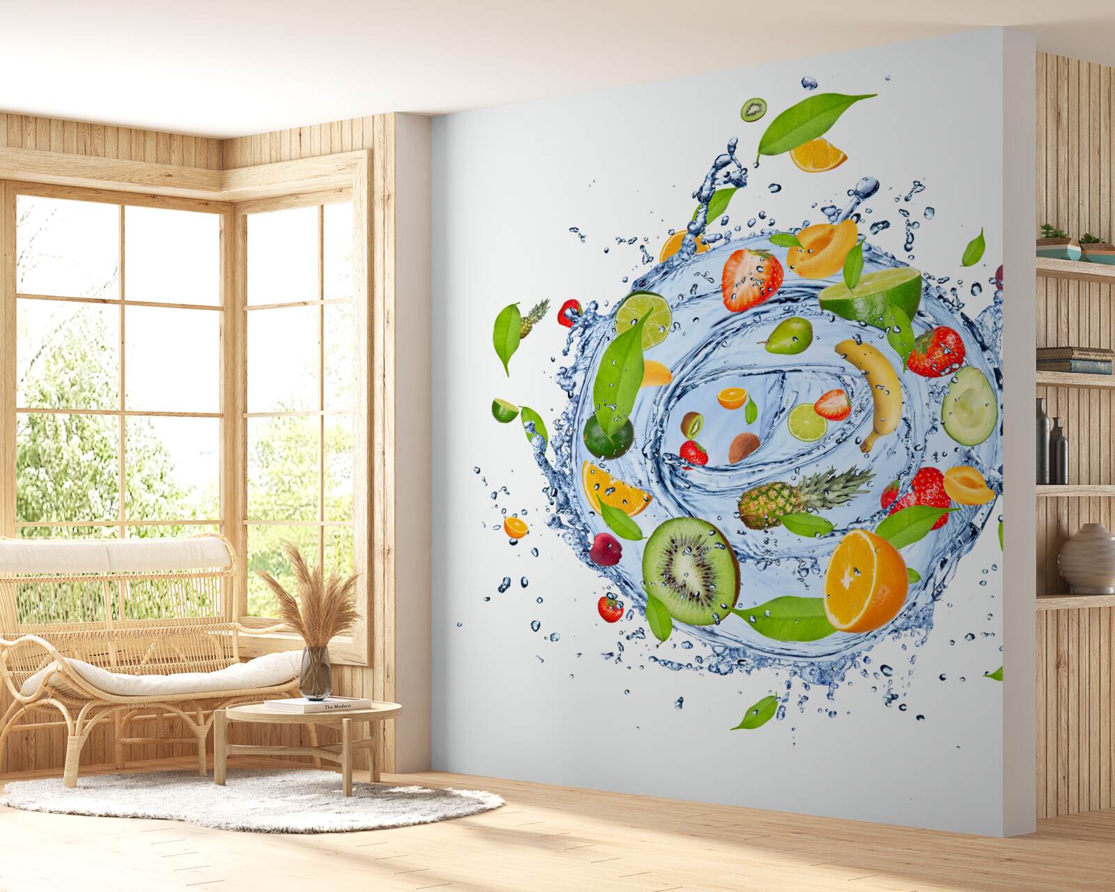 Fototapet amestec de fructe proaspete