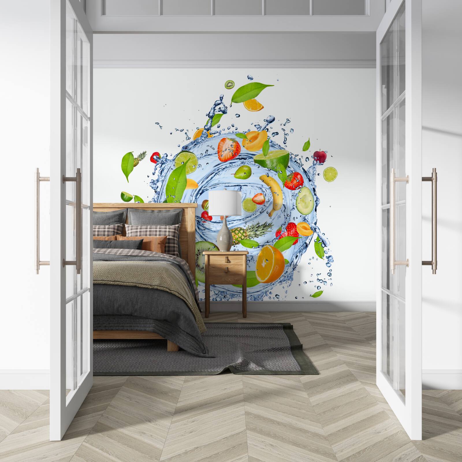 Fototapet amestec de fructe proaspete