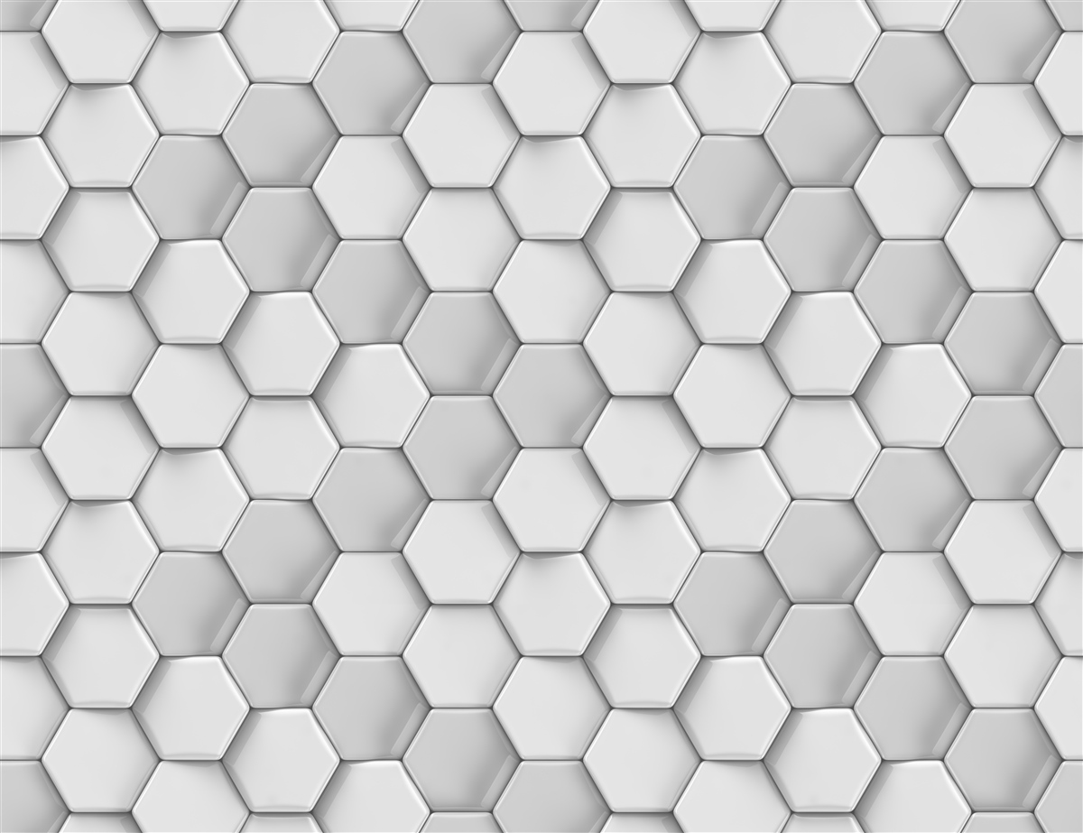 Fototapet pentagoni gri volumetrici