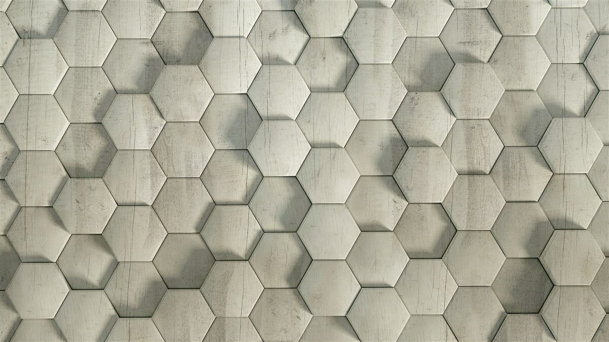 Fototapet celule din lemn verde deschis