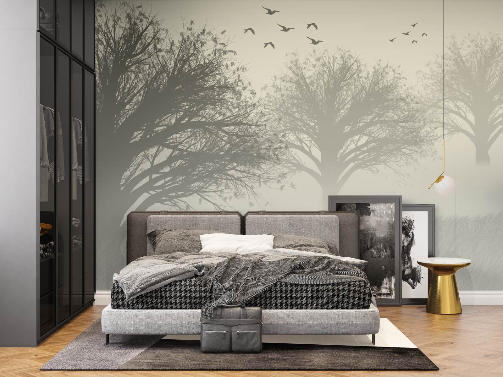 Fototapet păsările își iau zborul pentru iarnă