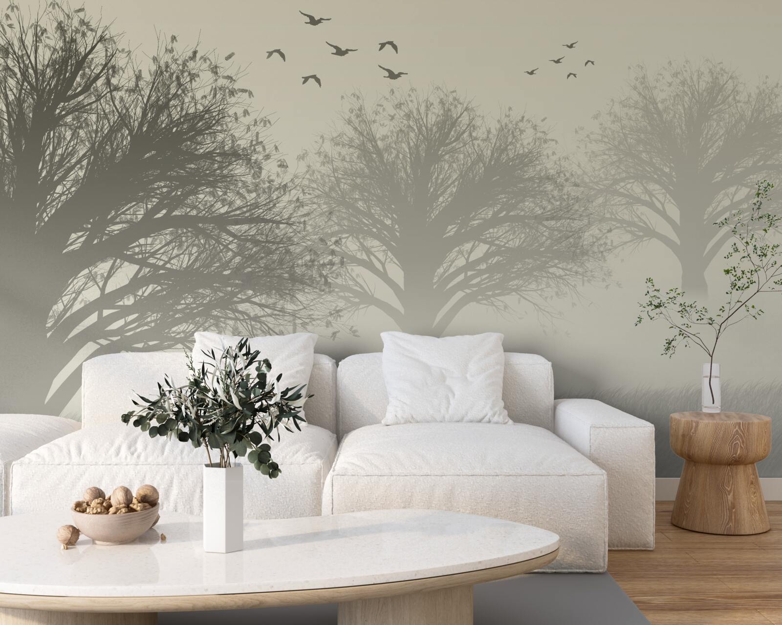 Fototapet păsările își iau zborul pentru iarnă