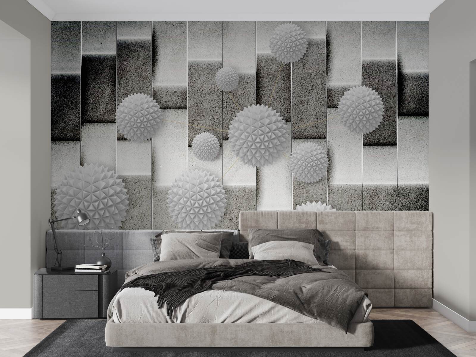 Fototapet geometrie și forme ascuțite