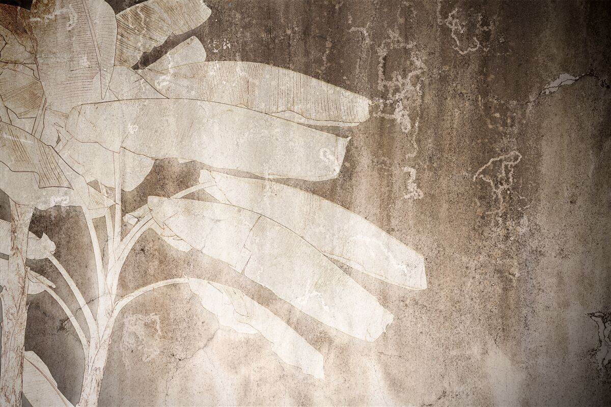 Fototapet un copac solitar într-un stil abstract