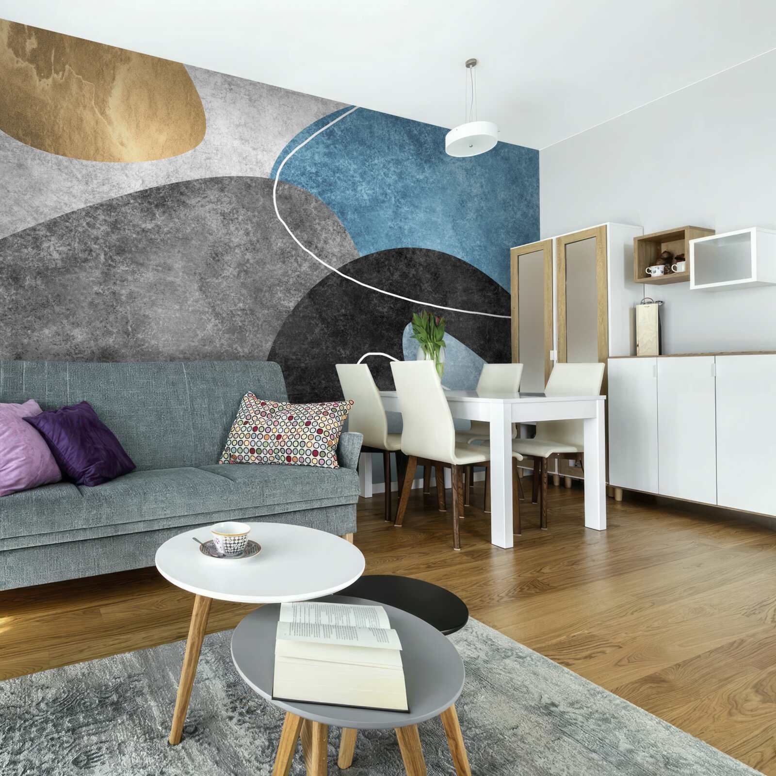 Fototapet nuanțe pastelate de marmură