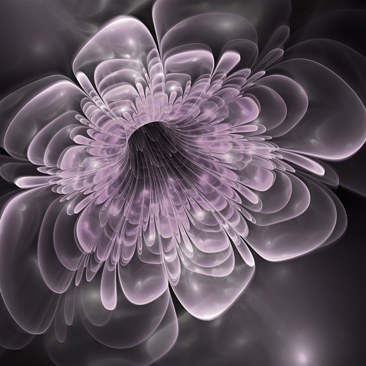 Fototapet mugur de floare de cristal