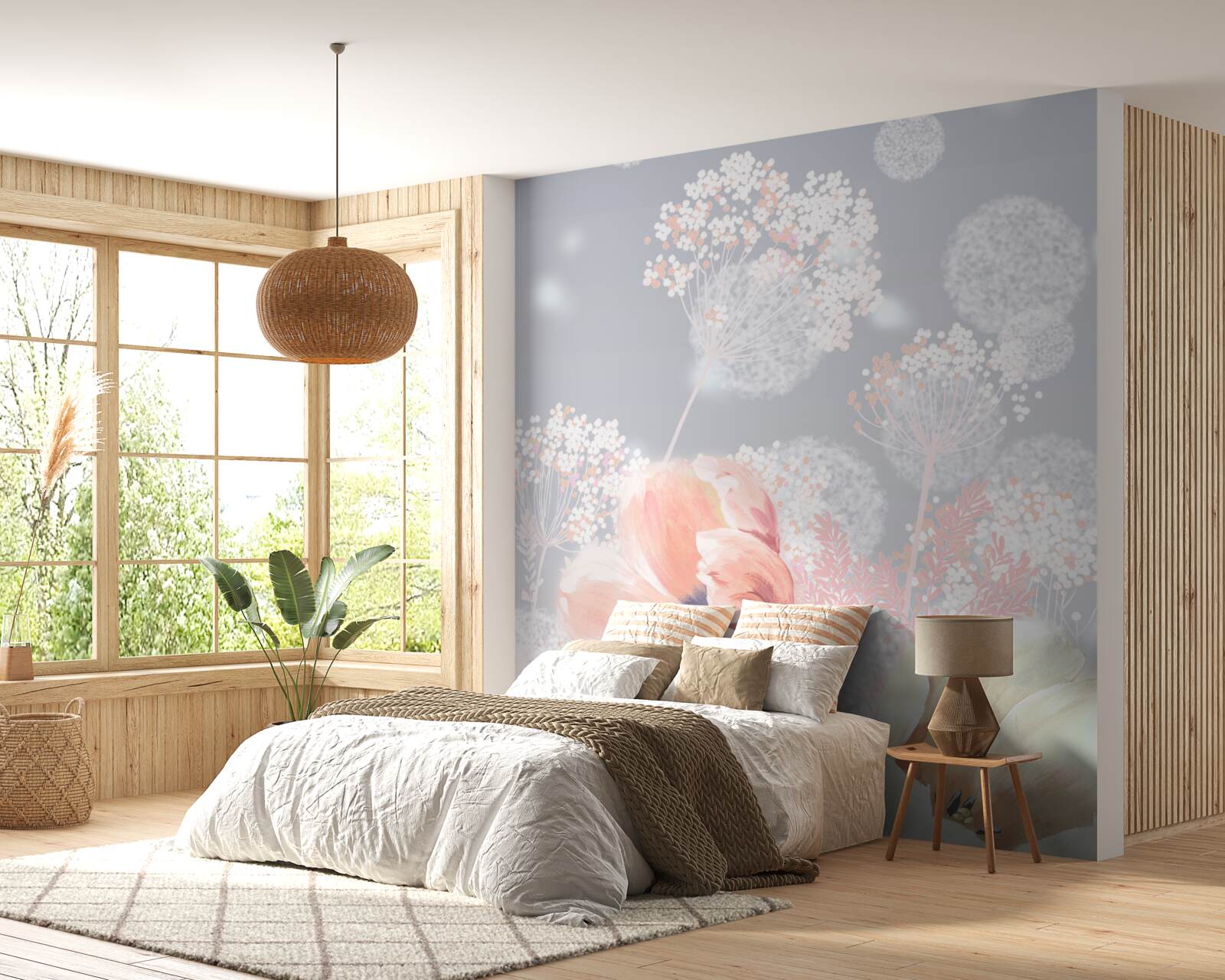 Fototapet flori de vară delicate