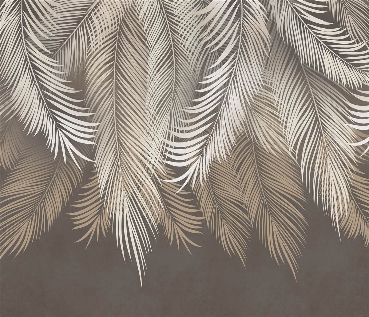 Fototapet frunze de ferigă, alungite