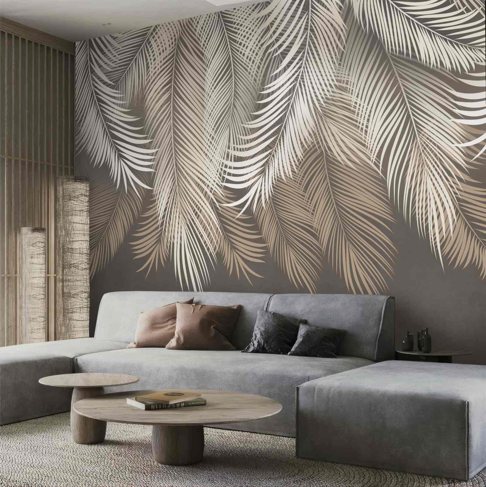 Fototapet frunze de ferigă, alungite