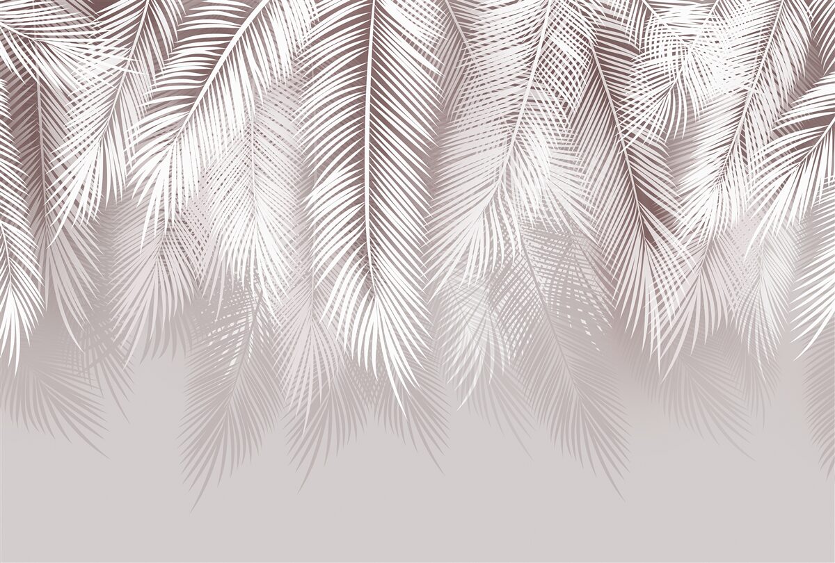 Fototapet Penele albe ca zăpada coboară încet