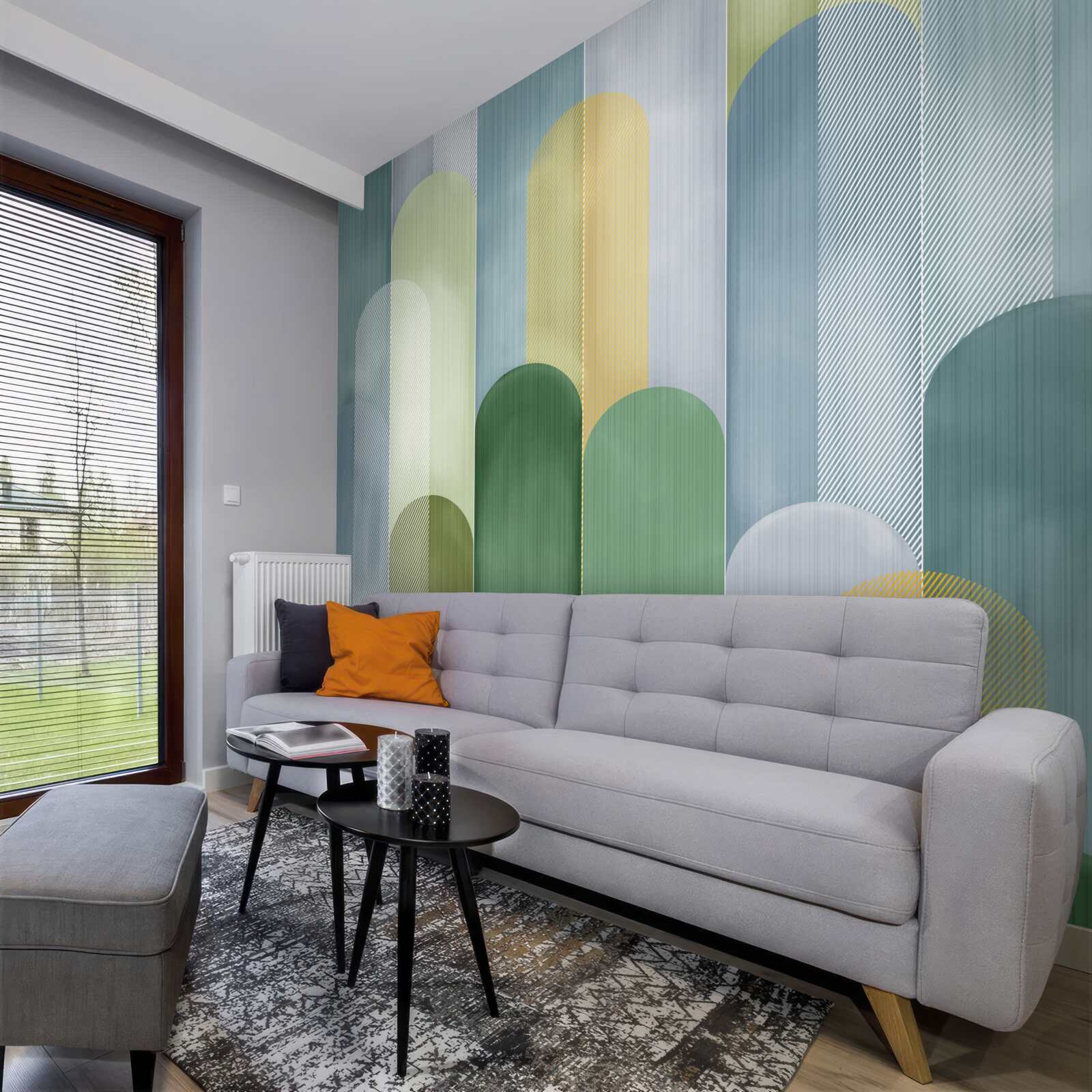 Fototapet linii verticale abstracte