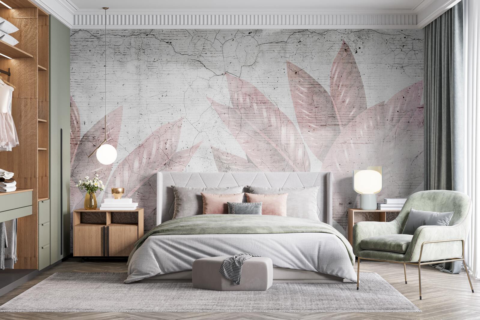 Fototapet ferigă acuarelă