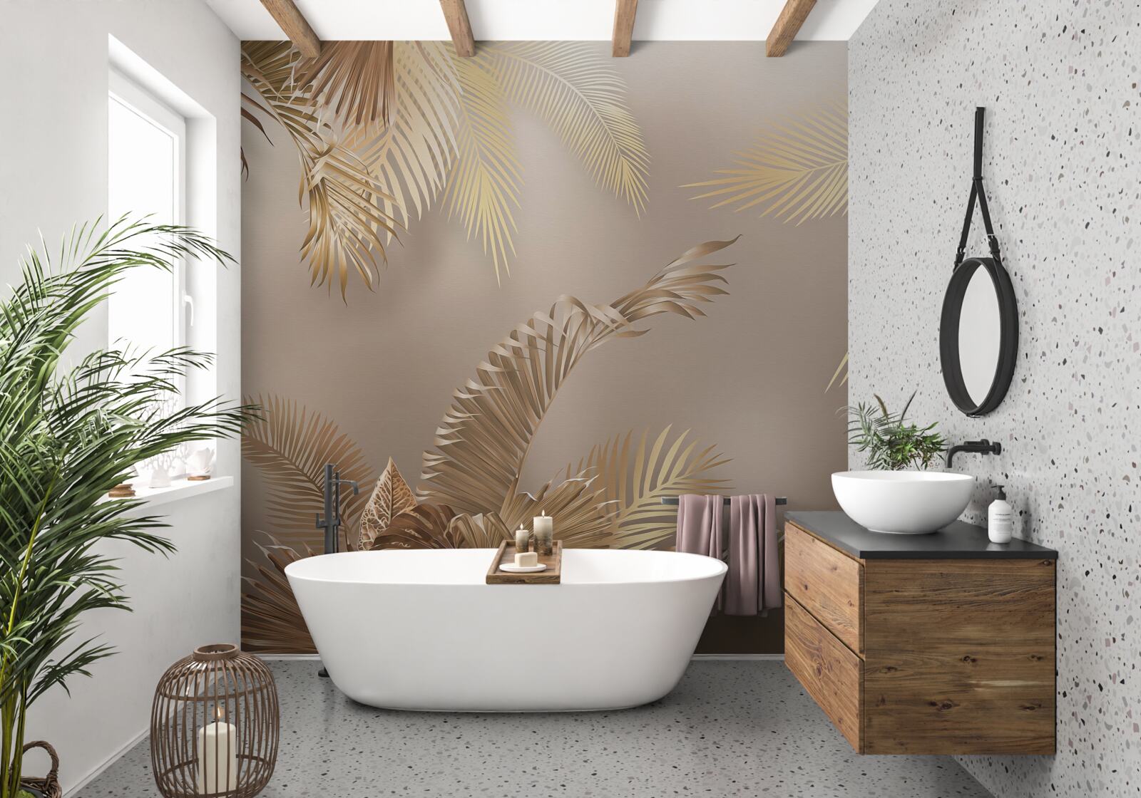 Fototapet frunze mari de ferigă