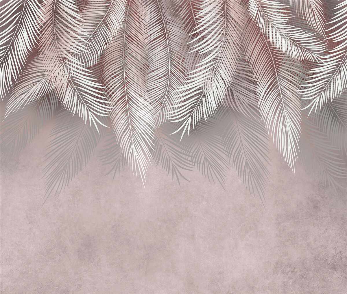 Fototapet ferigi ușoare care atârnă în jos