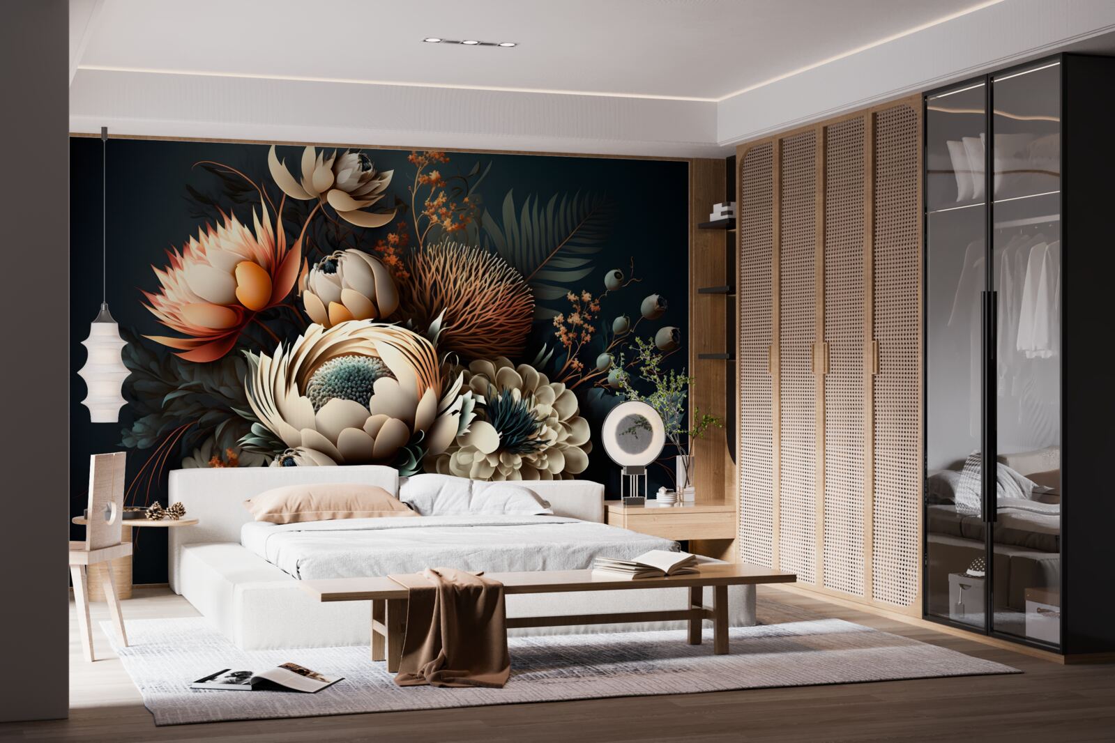 Fototapet buchet de flori de toamnă