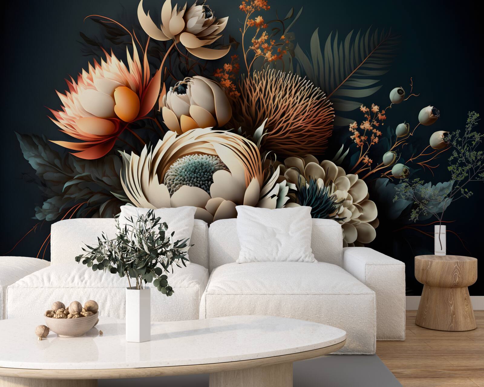 Fototapet buchet de flori de toamnă