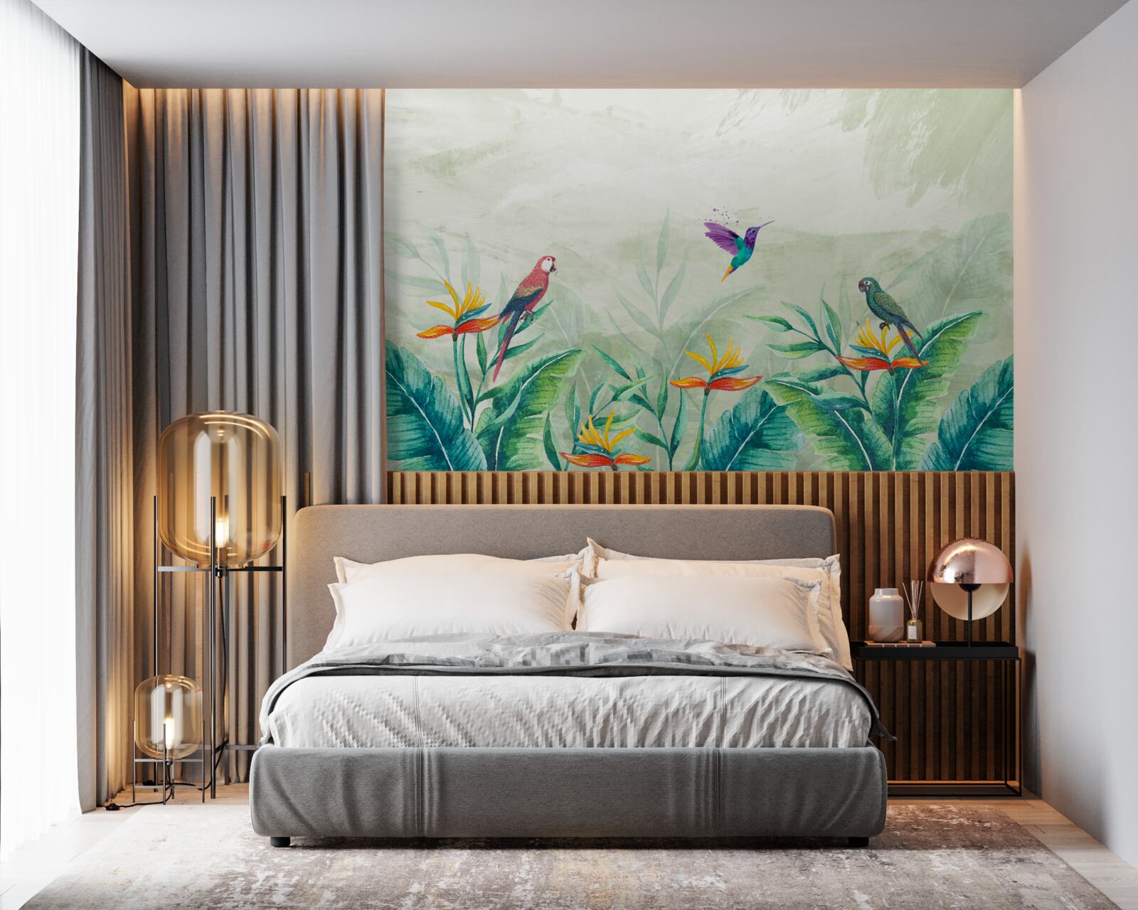 Fototapet păsările se bucură dimineața