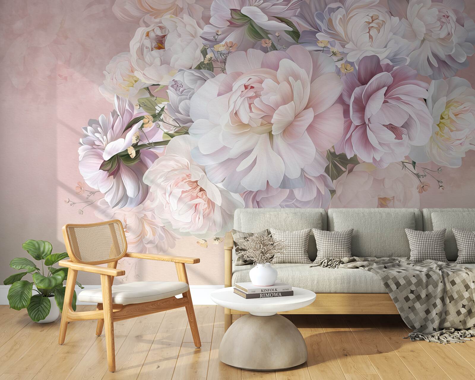 Fototapet compoziție elegantă de flori de primăvară