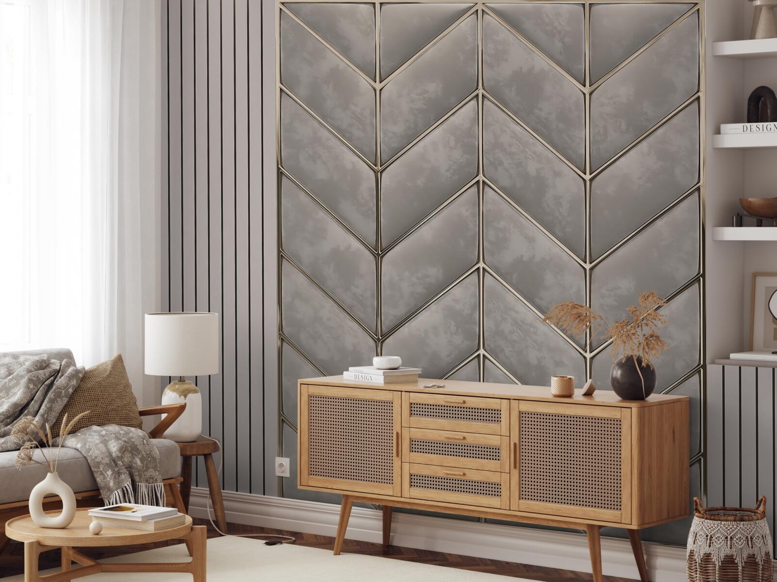 Fototapet textură gri-auriu