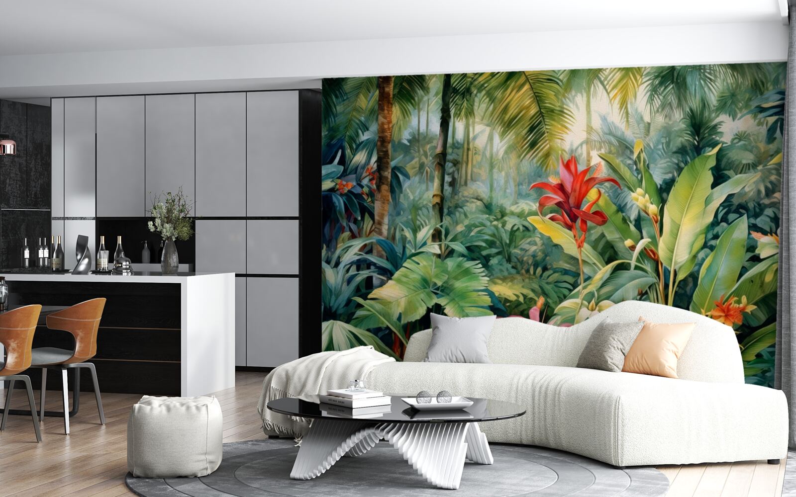 Fototapet varietate incredibilă de floră tropicală