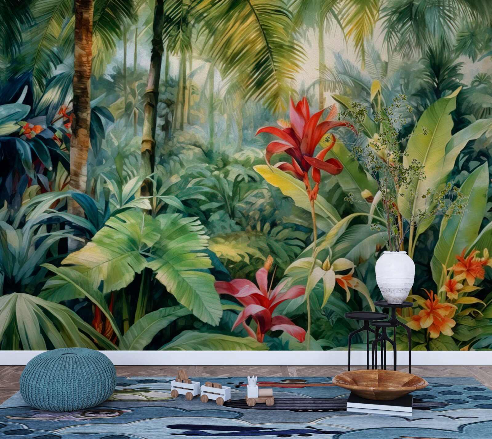 Fototapet varietate incredibilă de floră tropicală