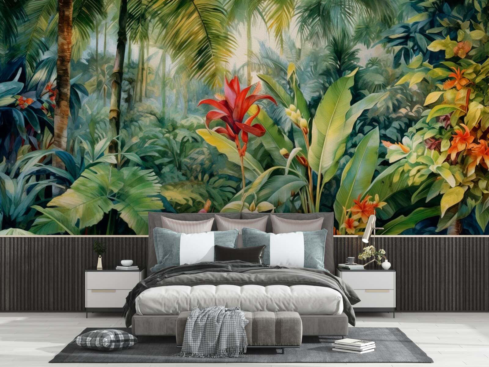 Fototapet varietate incredibilă de floră tropicală